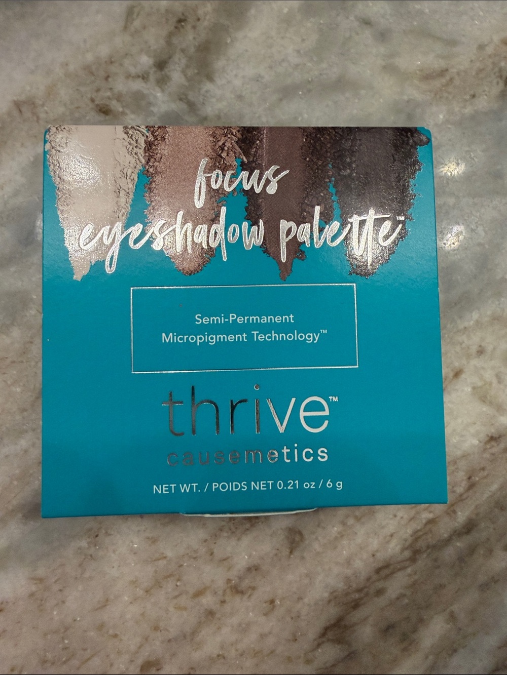 New in Box Thrive Causemetics Focus Eyeshadow Palette No. 2 Shimmer to matte